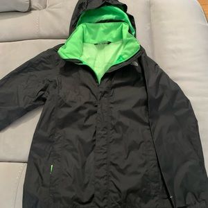 Gently worn lightweight rain jacket.
